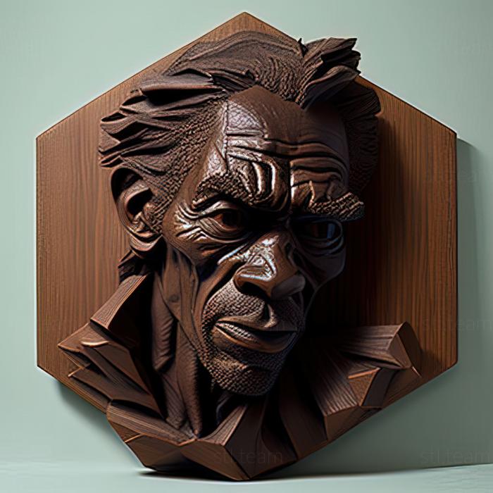 3D model David Hammons American artist (STL)